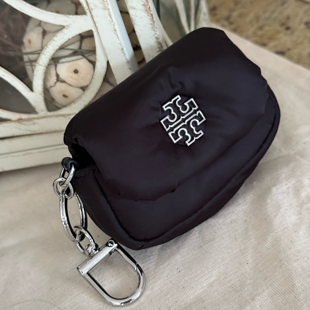 New Tory Burch Britten puff crossbody in black & matching cardholder - Picture 3 of 11